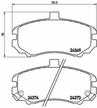 Купить Brembo P 30 029 по низкой цене в Украине!