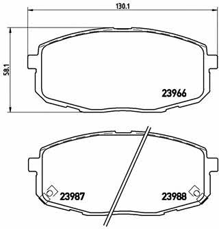 Купить Brembo P30034 – отличная цена на EXIST.UA!
