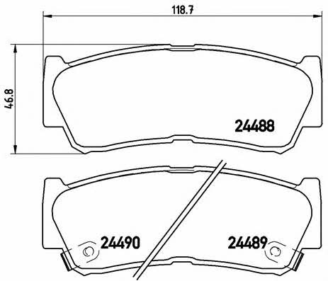 Купить Brembo P 30 037 по низкой цене в Украине!