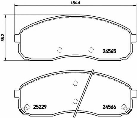 Купить Brembo P 30 058 по низкой цене в Украине!