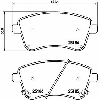 Купить Brembo P 30 064 по низкой цене в Украине!