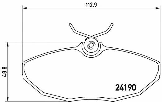 Купить Brembo P 36 015 по низкой цене в Украине!