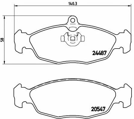 Купить Brembo P 36 017 по низкой цене в Украине!