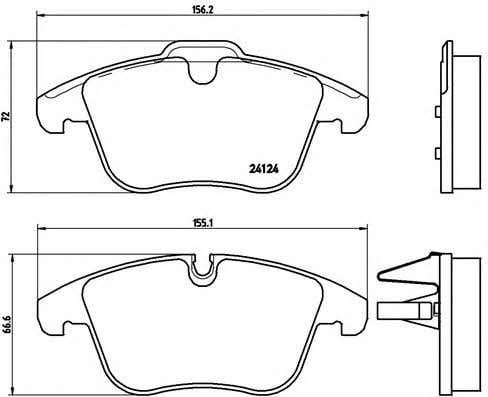 Купить Brembo P 36 022 по низкой цене в Украине!