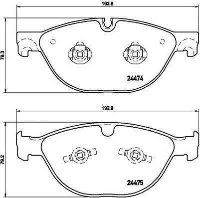 Купить Brembo P 36 025 по низкой цене в Украине!