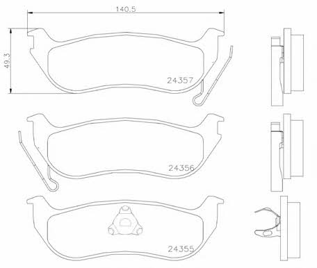 Купить Brembo P 37 009 по низкой цене в Украине!