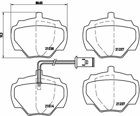 Купить Brembo P 44 003 по низкой цене в Украине!
