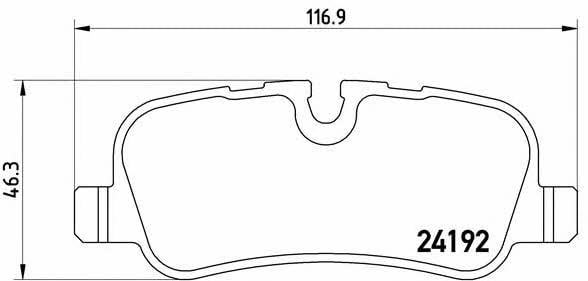 Купить Brembo P 44 013 по низкой цене в Украине!
