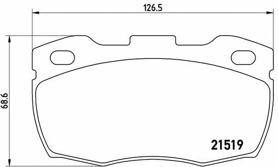 Купить Brembo P 44 015 по низкой цене в Украине!