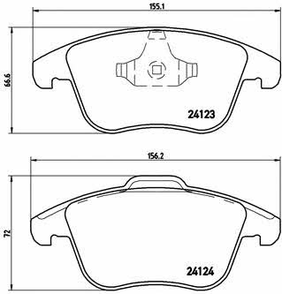Купить Brembo P 44 020 по низкой цене в Украине!