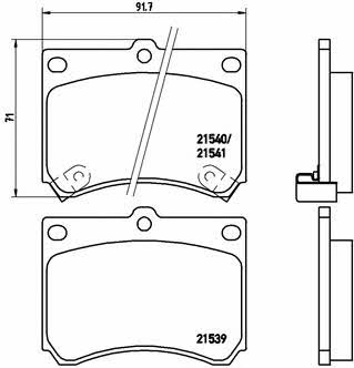 Купить Brembo P 49 011 по низкой цене в Украине!