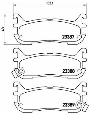 Купить Brembo P 49 021 по низкой цене в Украине!