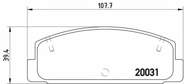 Купить Brembo P 49 037 по низкой цене в Украине!