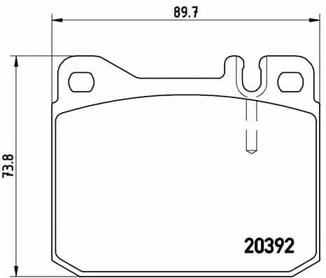 Купить Brembo P 50 002 по низкой цене в Украине!
