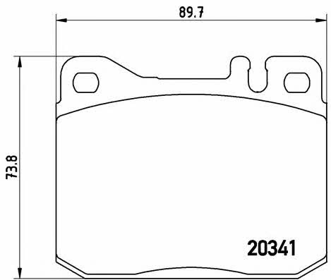 Купить Brembo P 50 004 по низкой цене в Украине!