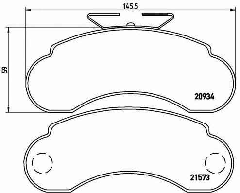 Купить Brembo P 50 021 по низкой цене в Украине!
