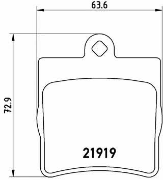 Brembo Гальмівні колодки, комплект – ціна 1219 UAH