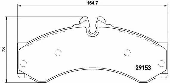 Купить Brembo P 50 028 по низкой цене в Украине!