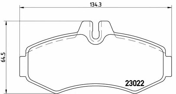 Купить Brembo P 50 031 по низкой цене в Украине!