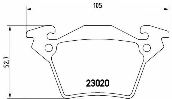 Купить Brembo P 50 032 по низкой цене в Украине!