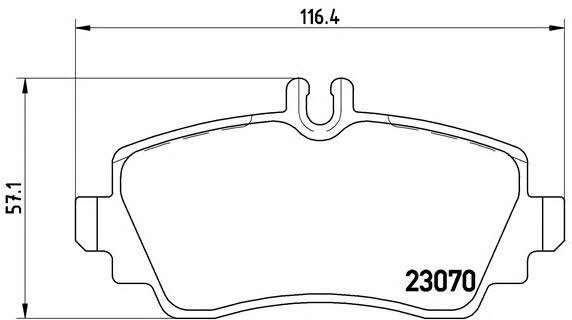 Купить Brembo P 50 035 по низкой цене в Украине!