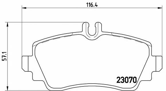 Купить Brembo P 50 036 по низкой цене в Украине!
