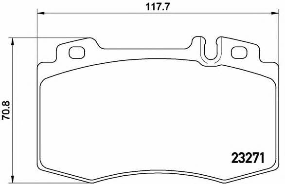Купить Brembo P 50 041 по низкой цене в Украине!