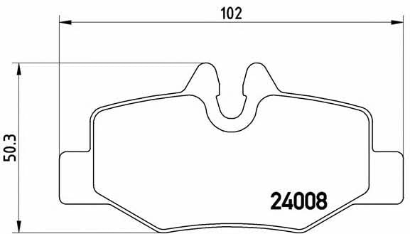 Купить Brembo P 50 051 по низкой цене в Украине!