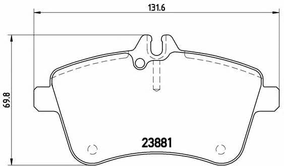 Купить Brembo P 50 057 по низкой цене в Украине!