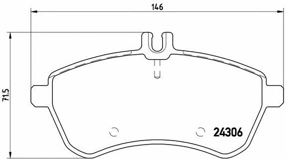Купить Brembo P 50 070 по низкой цене в Украине!