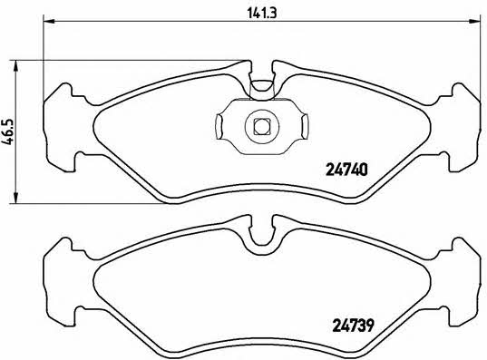 Купить Brembo P 50 081 по низкой цене в Украине!