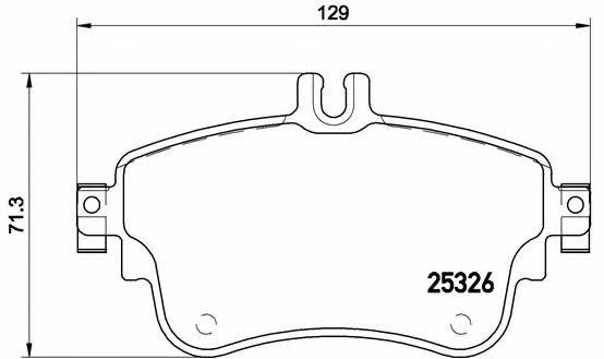 Купить Brembo P 50 094 по низкой цене в Украине!