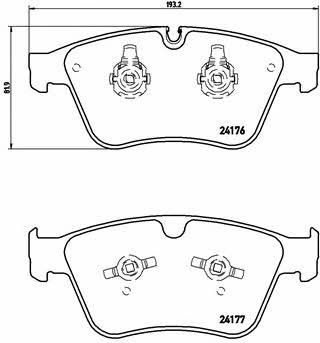 Купить Brembo P 50 105 по низкой цене в Украине!