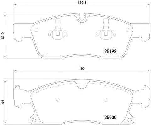 Купить Brembo P 50 109 по низкой цене в Украине!