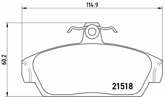 Купить Brembo P 52 015 по низкой цене в Украине!