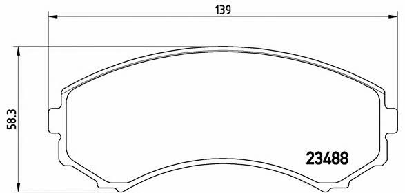 Купить Brembo P54029 – отличная цена на EXIST.UA!