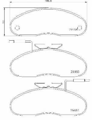 Купить Brembo P 56 019 по низкой цене в Украине!