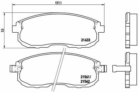 Купить Brembo P 56 021 по низкой цене в Украине!