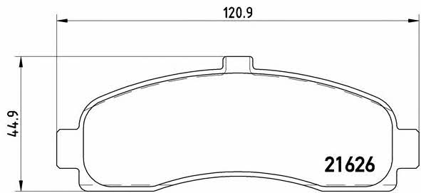 Купить Brembo P 56 031 по низкой цене в Украине!