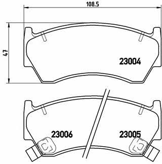 Купить Brembo P 56 033 по низкой цене в Украине!