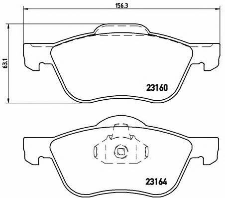 Купить Brembo P 56 037 по низкой цене в Украине!