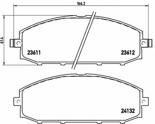 Купить Brembo P 56 041 по низкой цене в Украине!