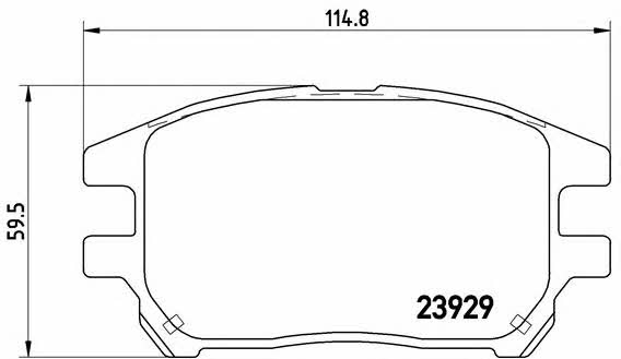 Купить Brembo P 56 050 по низкой цене в Украине!