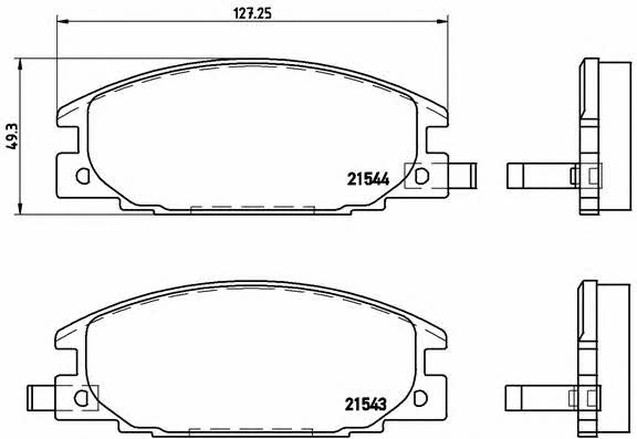 Купить Brembo P 59 015 по низкой цене в Украине!