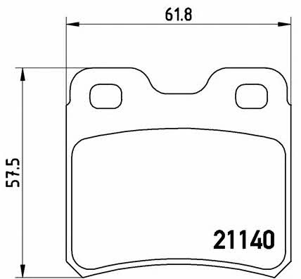 Купить Brembo P 59 018 по низкой цене в Украине!