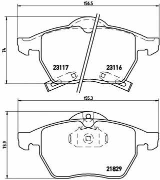 Купить Brembo P 59 029 по низкой цене в Украине!