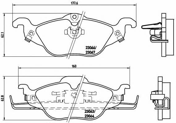 Купить Brembo P 59 030 по низкой цене в Украине!