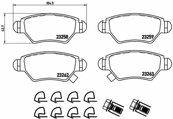 Купить Brembo P 59 031 по низкой цене в Украине!