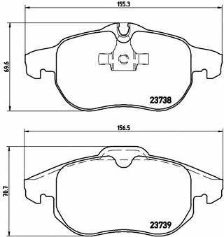 Купить Brembo P 59 043 по низкой цене в Украине!