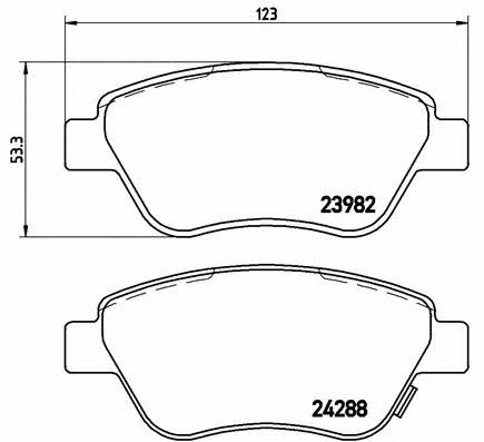 Купить Brembo P 59 051 по низкой цене в Украине!